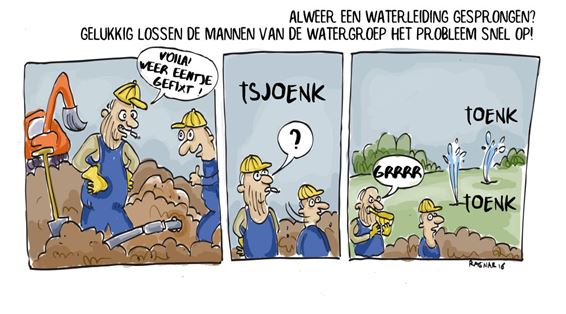 Dan was er nog die waterleiding... - Hamont-Achel