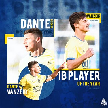 Dante Vanzeir: Speler van het jaar in 1B - Beringen