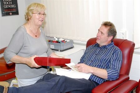 De 1000ste bloeddonor - Pelt