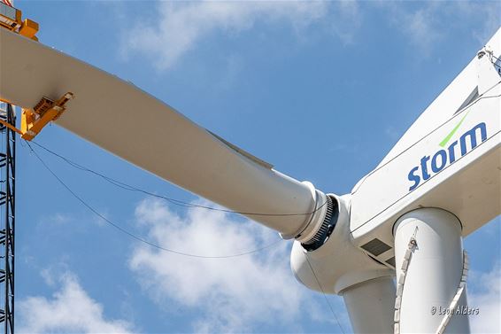 De derde windturbine staat klaar - Pelt