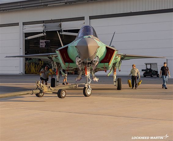 De eerste 'Belgische' F35 - Peer