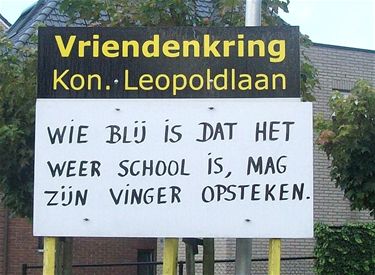 De eerste schooldag - Lommel