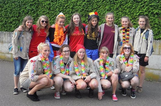 De eerste scouts zijn op kamp - Hamont-Achel