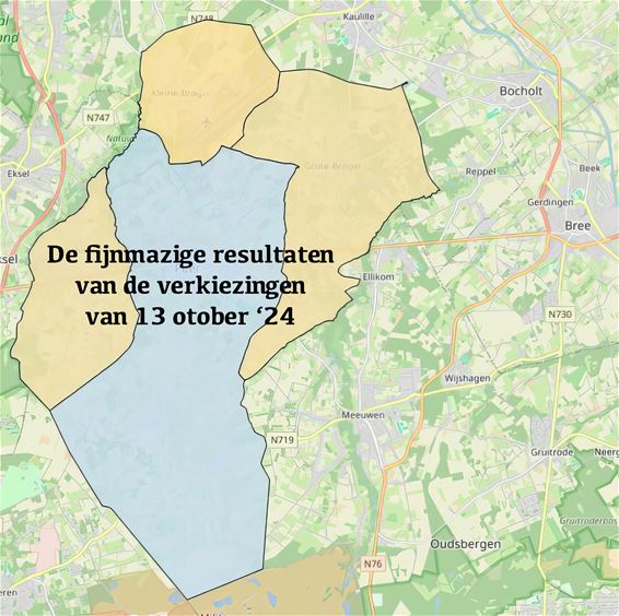 De fijnmazige resultaten van de verkiezingen - Peer