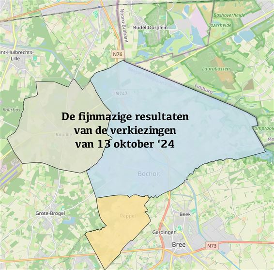 De fijnmazige resultaten van de verkiezingen - Bocholt
