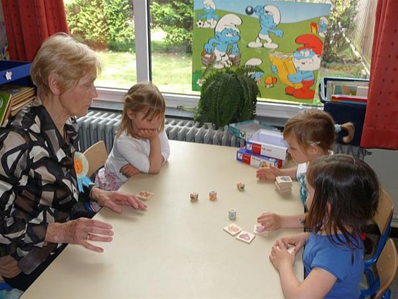 De grootouders op bezoek in de klas - Neerpelt