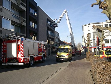 De grote middelen voor een evacuatie - Neerpelt