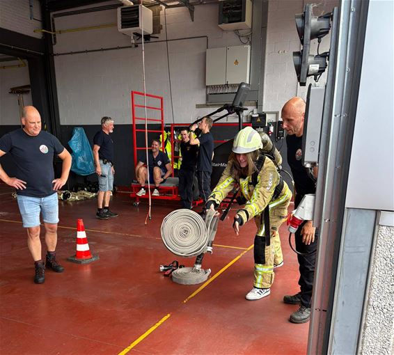 De jeugdraad bij de brandweer - Bree