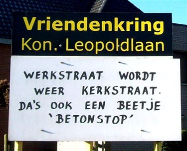 De Kerkstraat in de Leopoldlaan... - Lommel