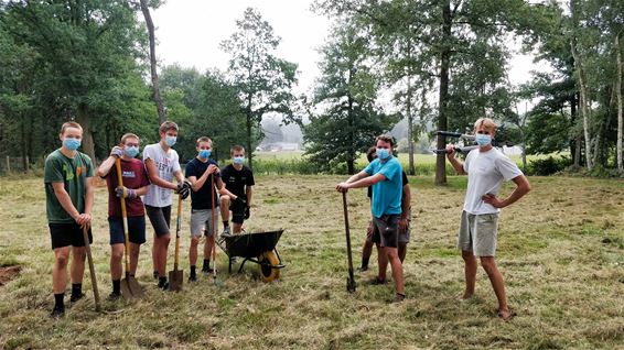 De klusdienst van Scouts en Gidsen Tervant - Beringen