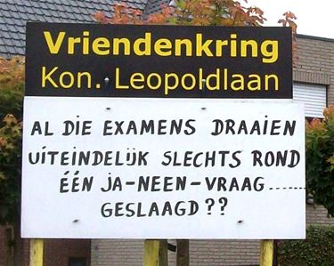 De laatste loodjes voor de studenten... - Lommel