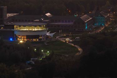 De lichtjes van de Industrial Night Run - Beringen