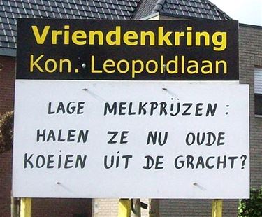 De melkprijzen in de Leopoldlaan - Lommel