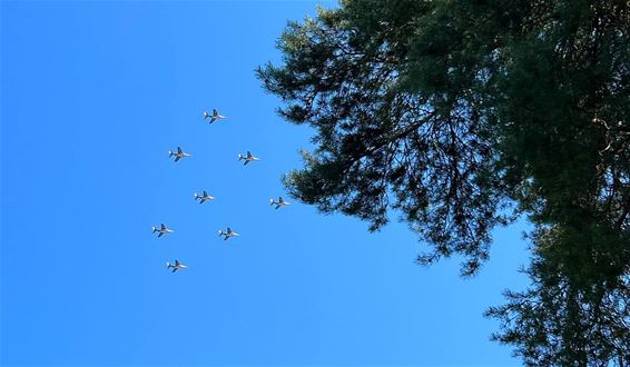 De 'Patrouille de France' boven Pelt - Pelt