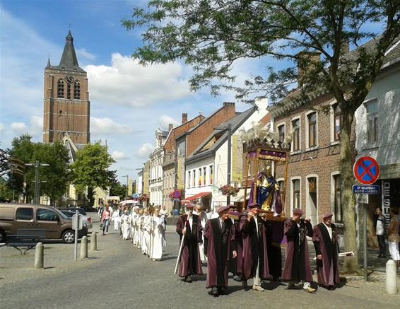 De processie trok uit - Peer