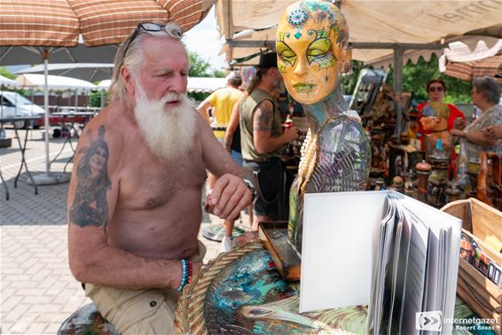 De Schipper presenteert zijn kunst op Zomermarktje - Lommel