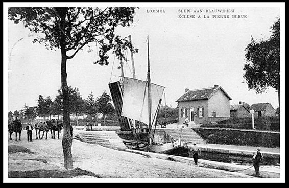 De sluis op de Blauwe Kei - Lommel