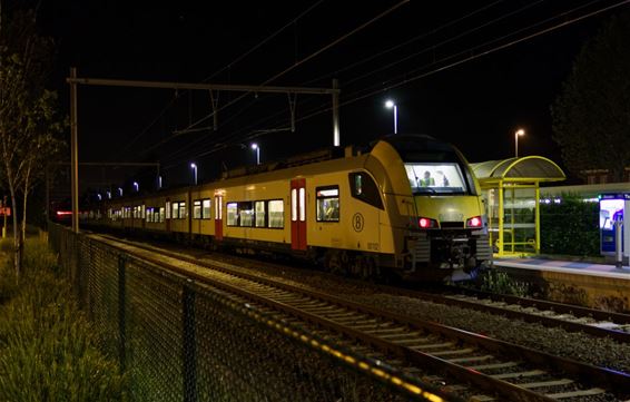 De testtrein reed zijn laatste rit