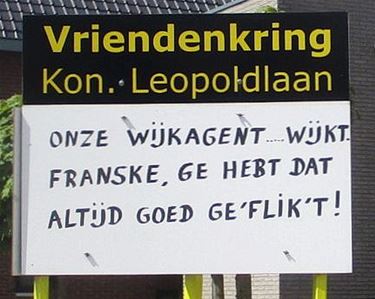 De wijkagent die wijkt... - Lommel