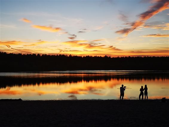 De zon gaat onder - Lommel