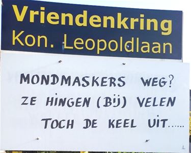 Deze week 'Bevrijdingsdag' van mondmaskers - Lommel