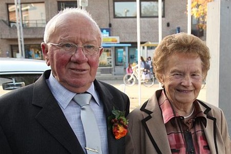 Diamanten bruiloft in de Gortenstraat - Overpelt