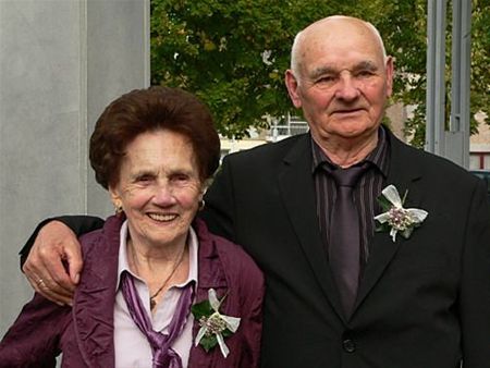 Diamanten bruiloft in de Jeneverbeslaan - Overpelt
