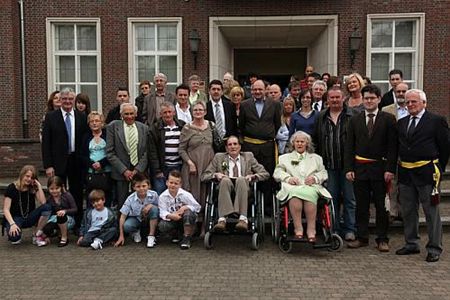 Diamanten bruiloft in de L. Bekaertlaan - Overpelt
