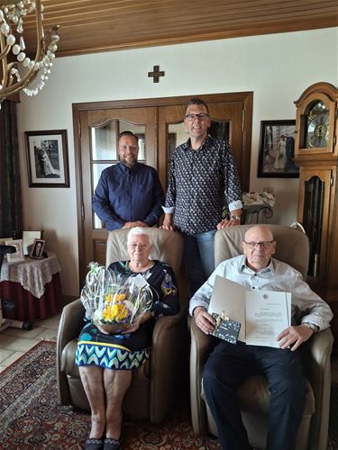 Diamanten bruiloft Louis en Georgette - Beringen