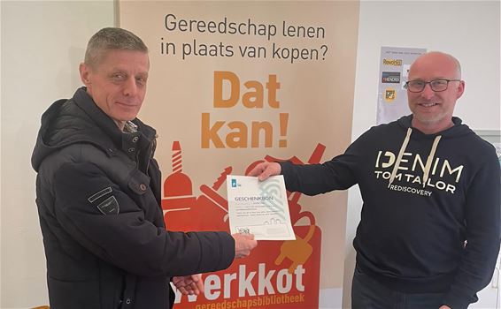 Didier Carnel is 100ste lid van het Werkkot Peer - Peer