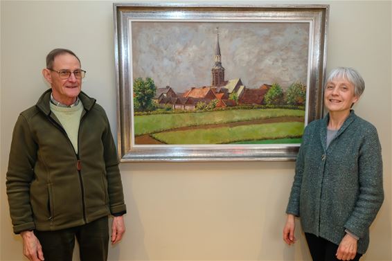 Dochter Günter-Karl Scholz schenkt schilderij - Beringen