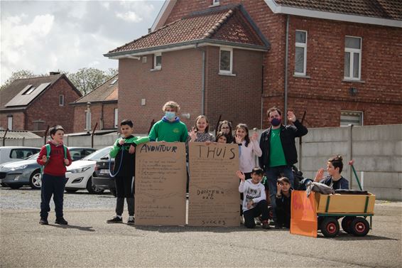 Dolle pret bij Hupsekwap - Beringen