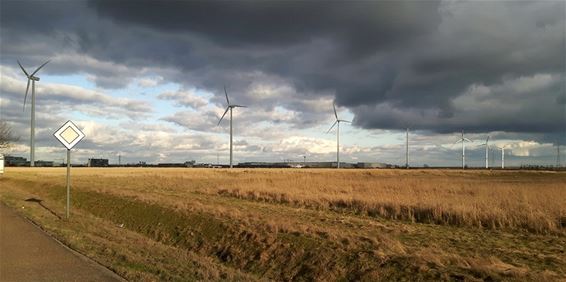 Dreigende wolken in Kristalpark - Lommel