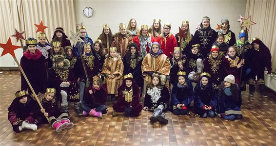 Drie koningen op weg - Overpelt