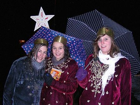 Drie koninginnen aan de deur - Overpelt