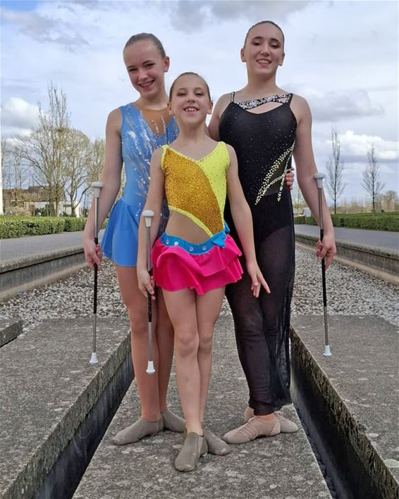 Drie zussen nationaal kampioen Twirling - Pelt