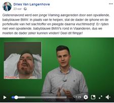 Dries Van Langenhove maakt opsporingsbericht - Beringen