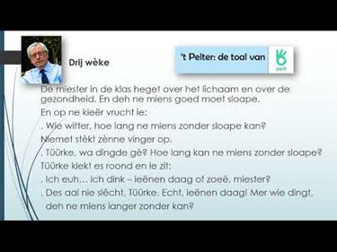 Drij wèke zónder