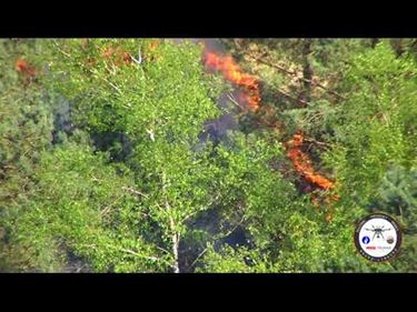 Drone ingezet bij brandbestrijding - Leopoldsburg