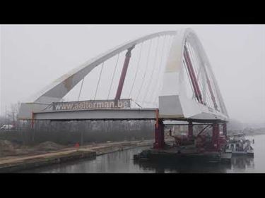 Dronebeelden plaatsen brug - Beringen