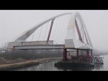 Dronebeelden plaatsen brug - Beringen