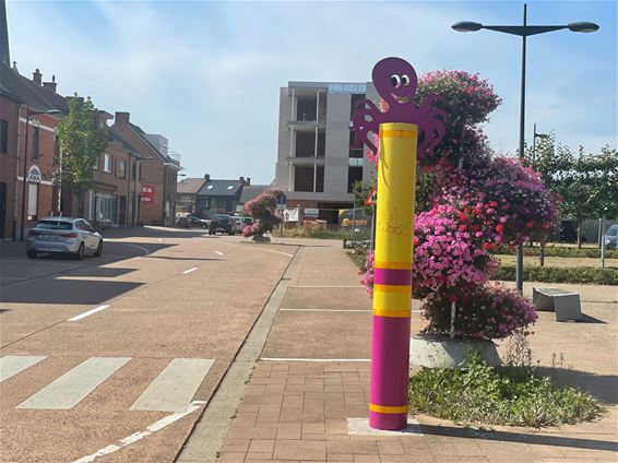 Dubbelrichtingsfietspad in centrum Paal - Beringen