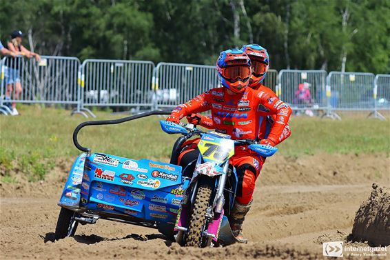 Duo Leferink - Leferink wint MXGP zijspannen - Lommel