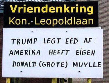 Eedaflegging Trump beroert iedereen - Lommel