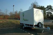 Een aanhangwagen van de sportdienst - Neerpelt