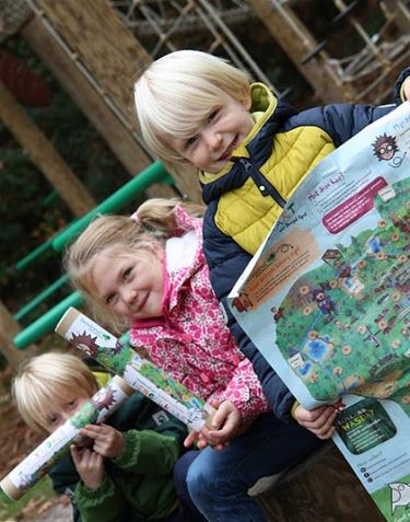 Een Bengelkaart voor kinderen in Bosland