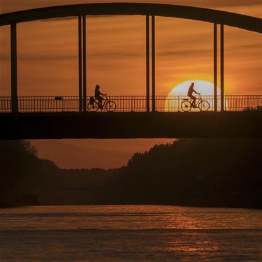 Een bijzondere zonsondergang - Lommel