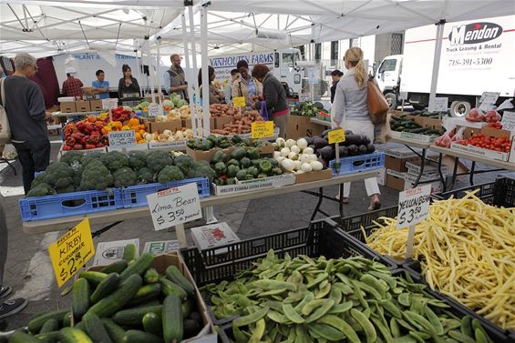 Een boerenmarkt, hartje New York - Lommel