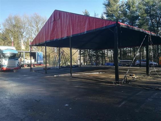 Een circustent bij Dommelhof - Neerpelt