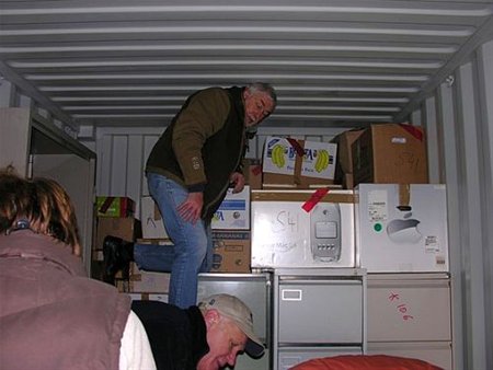 Een container voor Mali - Neerpelt